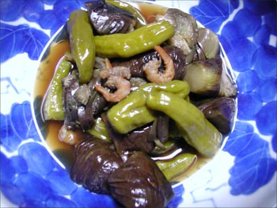シシトウの煮物
